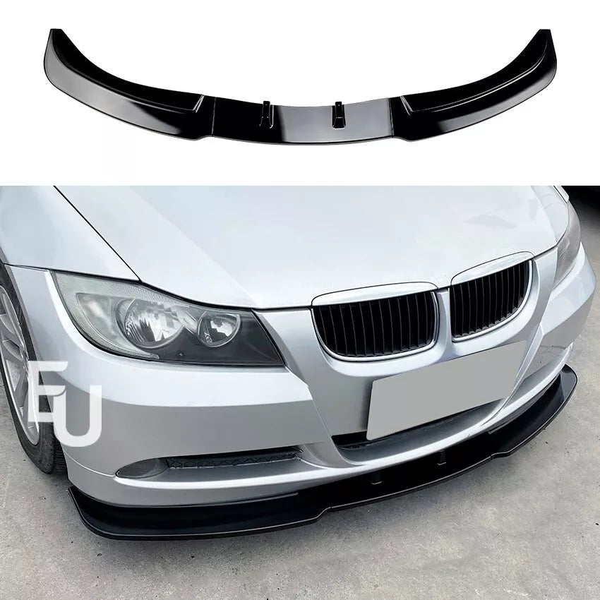 FOR BMW 3 SERIES E90 E91 PRE-LCI STANDARD SE FRONT LIP SPLITTER VALANCE 04-08