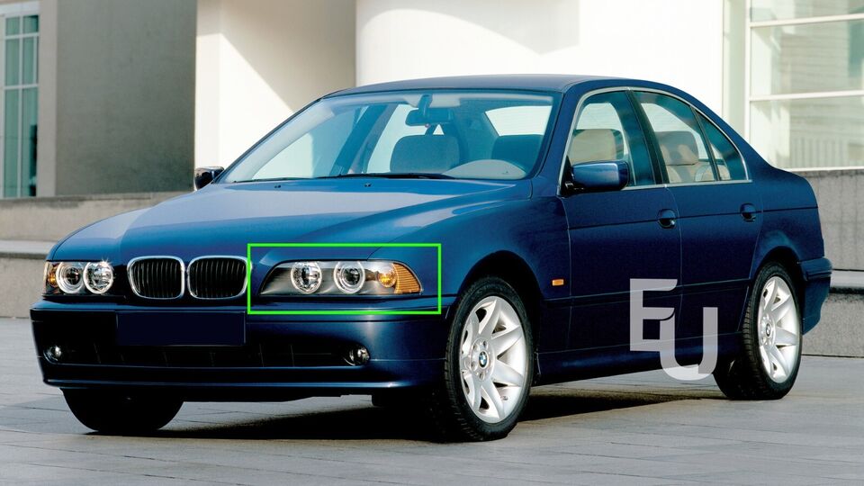 HEADLIGHT LENSES LENS COVER PLASTIC LEFT FOR BMW 5-SERIES E39 1995-2004 UK STOCK