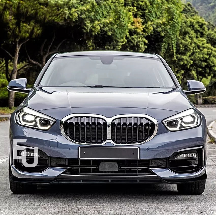 FOR BMW 1 SERIES F40 STANDARD SE SPORT FRONT SPLITTER LIP GLOSS BLACK 2019-2023