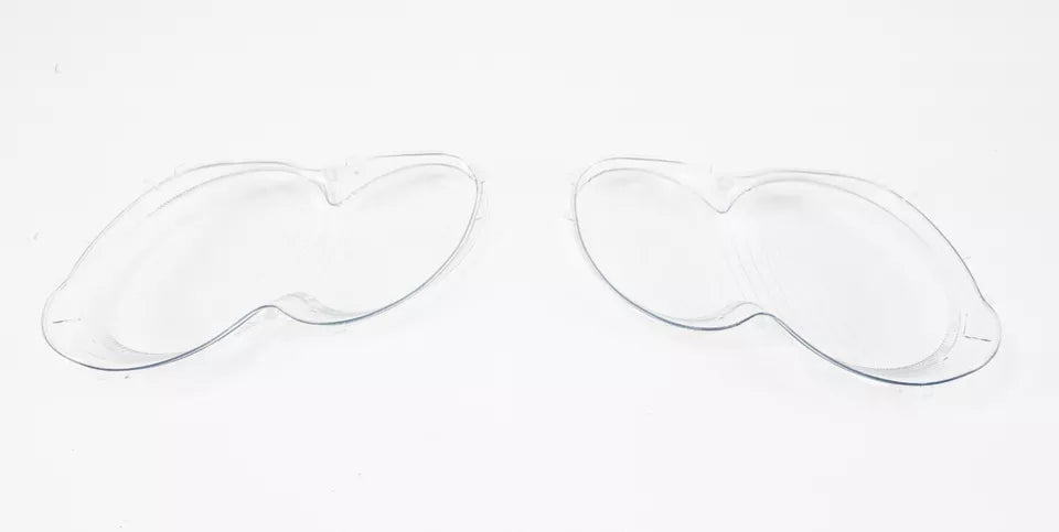 FOR MERCEDES SL R230 LEFT RIGHT SIDE PAIR HEADLIGHT LENS HEADLAMP COVER 2002-07