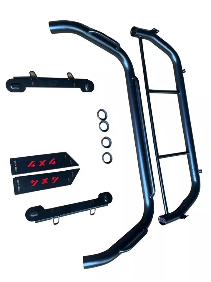 BLACK TEXTURED IRON ROLL BAR FOR FORD RANGER T6 T7 T8 PICKUP DOUBLE CAB 11-21