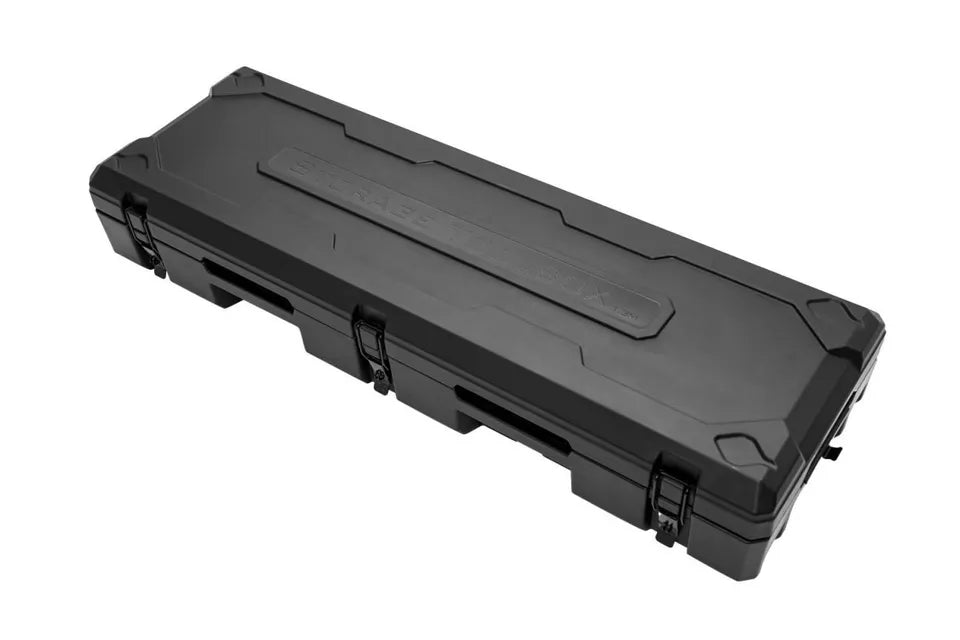 70 LITRE UNIVERSAL TOOL STORAGE CARGO BOX WITH BRAKETS ROOF RAILS RACK 130 CM