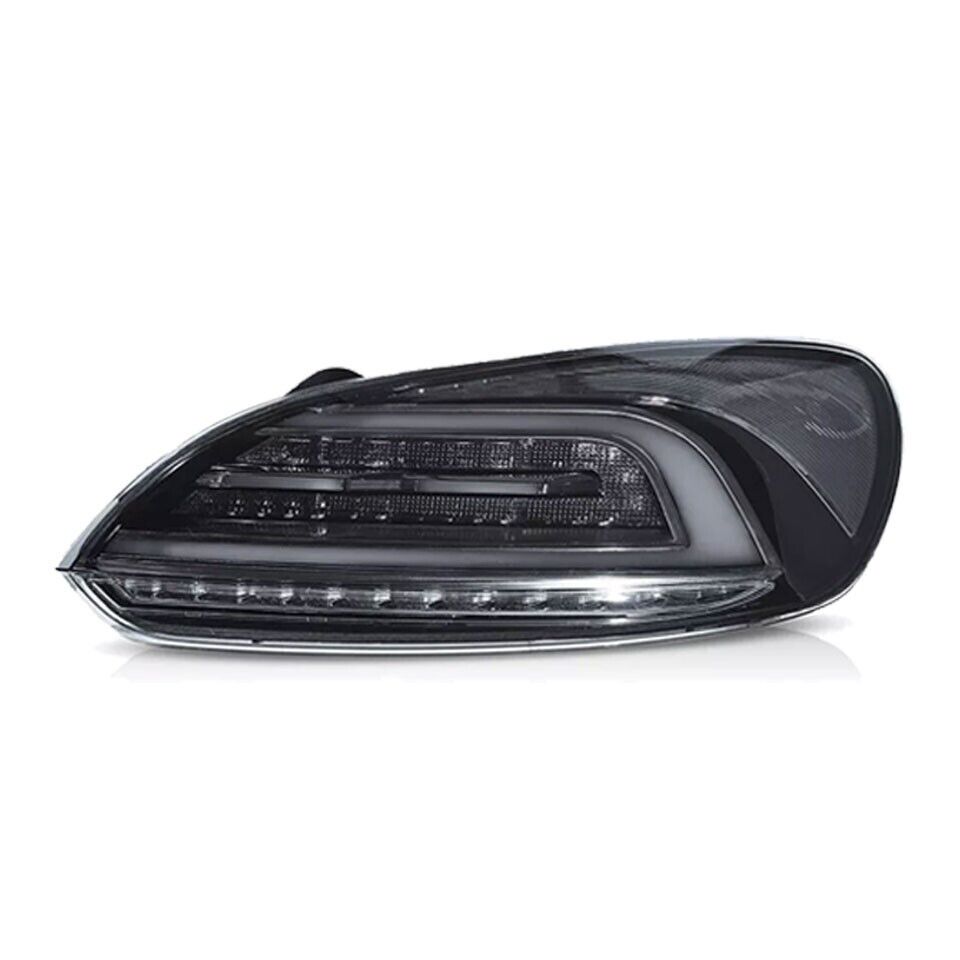 PAIR SEQUENTIAL SMOKED LED REAR TAIL LIGHTS LIGHT LAMP FOR VW SCIROCCO MK3 2009+