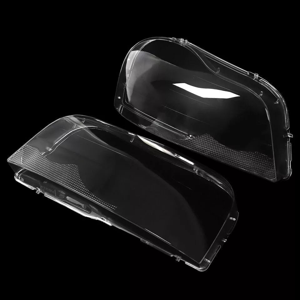 FOR VOLVO XC90 MK1 FRONT HEADLIGHT LAMP LENS COVER LEFT RIGHT SIDE PAIR 04-2013