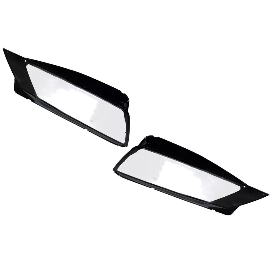 FOR AUDI TT MK3 LEFT RIGHT SIDE PAIR FRONT HEADLIGHT HEADLAMP LENS COVER 2015-23