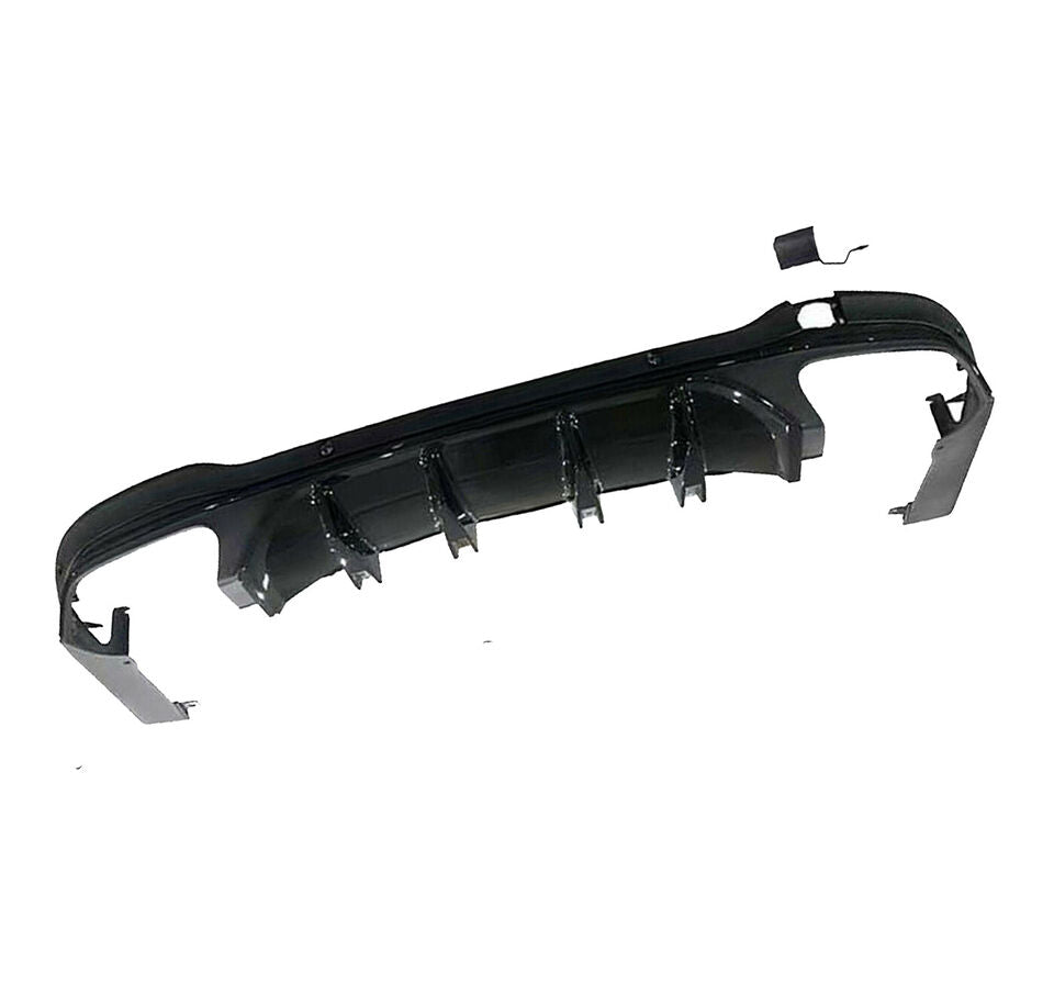 FOR MERCEDES GLC X253 SUV AMG GLC43 STYLE REAR DIFFUSER & BLACK TAILPIPES 2016+