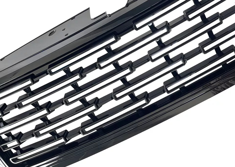 FOR RANGE ROVER L405 VOGUE 18-21 UPGARADE TO 2023 GLOSS BLACK FRONT GRILL GRILLE