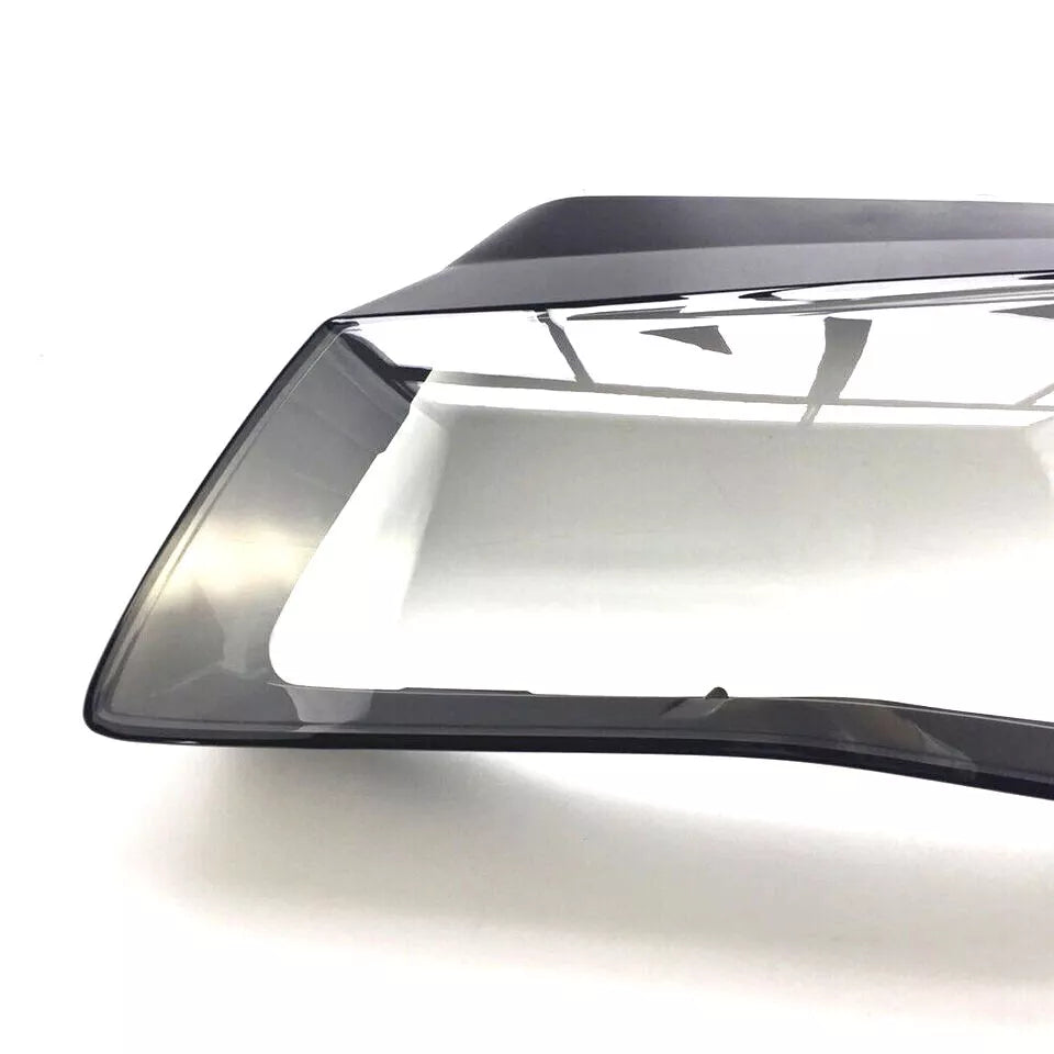 FOR AUDI A8 D4 LEFT RIGHT SIDE PAIR FRONT HEADLIGHT HEADLAMP LENS COVER 10-13