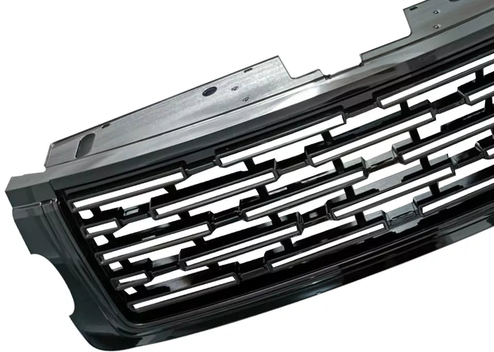 FOR RANGE ROVER L405 VOGUE 13-17 GLOSS BLACK FACELIFT 2023 LOOK FRONT GRILLE