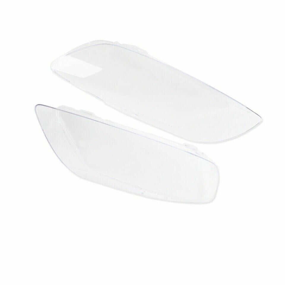 L+R HEADLIGHT LENS COVER HEADLAMP SHELL REPLACEMENT FOR AUDI Q7 4LB 2006-2015