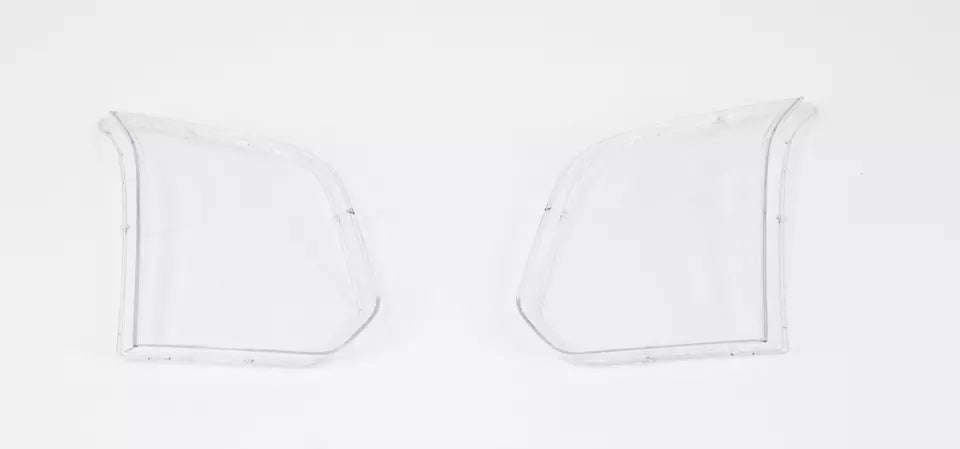 FOR FORD TRANSIT MK7 FACELIFT PAIR LEFT RIGHT CLEAR HEADLIGHT LENS LAMP COVER