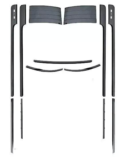 FOR RANGE ROVER VOGUE L405 FULL GLOSS BLACK GRILLE TRIM PANEL BODY KIT 2018-2021