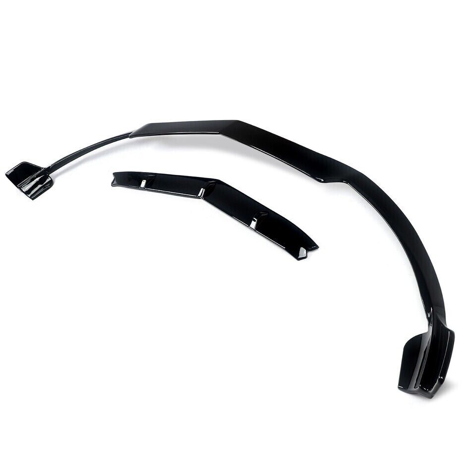 FRONT SPLITTER LIP FOR MERCEDES BENZ E W207 C207 AMG LINE 2014-2016 GLOSS BLACK