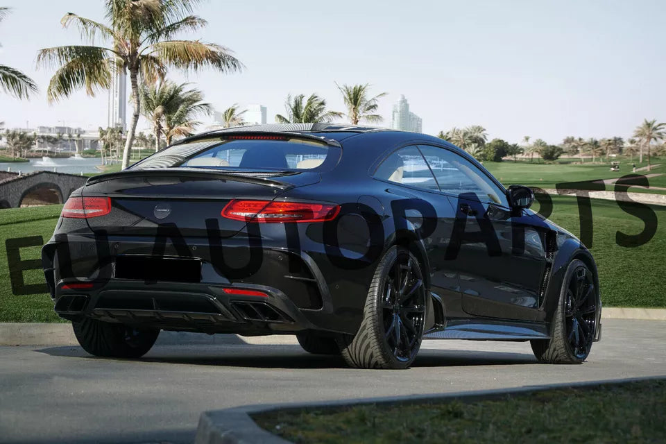 FOR MERCEDES S CLASS COUPE C217 CABRIOLET A217 S65 STYLE AMG REAR DIFFUSER 14-20