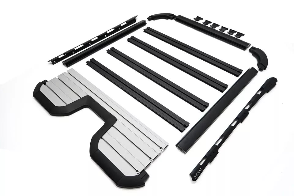 DEFENDER STYLE ROOF RACK CROSS BARS BASKET LUGGAGE FOR NISSAN NAVARA D23 15+