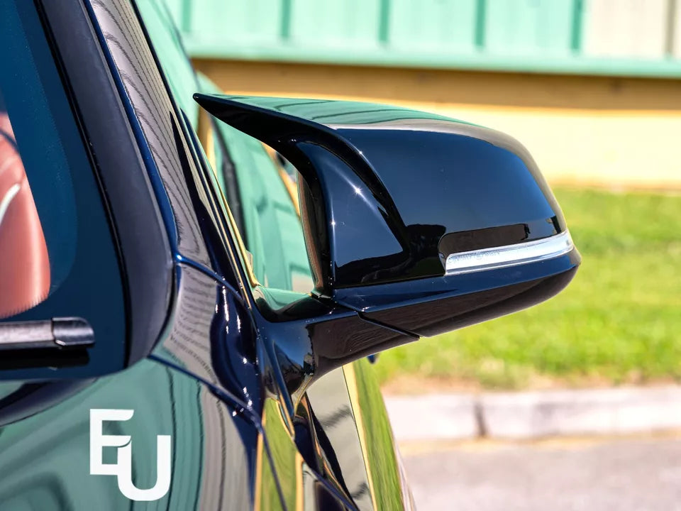 WING MIRROR COVER CAP GLOSSY BLACK FOR BMW F20 F21 F30 F31 F32 F36 X1 E84 F87 UK
