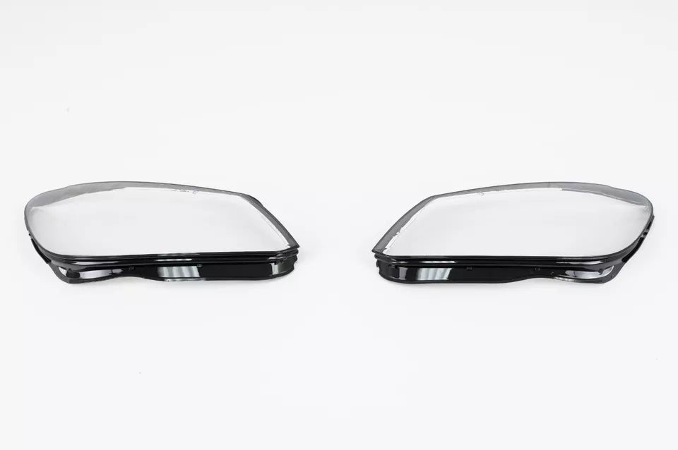 LEFT RIGHT SIDE PAIR HEADLIGHT LENS COVER LAMP FOR VW CADDY MK3 2010-2014