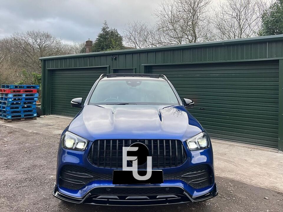 FOR MERCEDES GLE CLASS GLE43 AMG LINE W167 C167 FRONT LIP SPLITTER SPOILER GLOSS