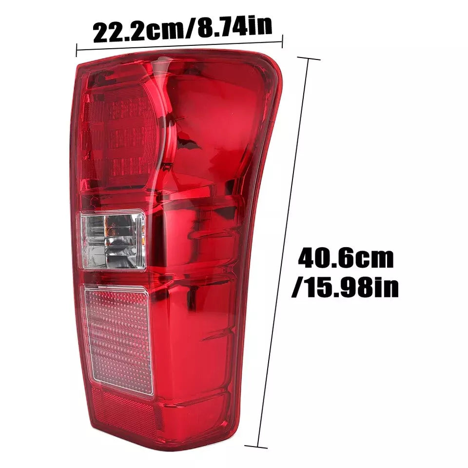 RIGHT LED REAR TAIL LIGHT BRAKE FOG LAMP W/ BULBS FOR ISUZU DMAX D-MAX 2015-2018