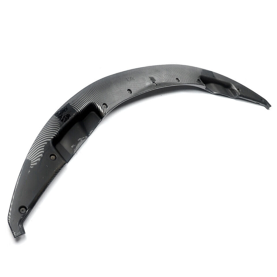 FOR BMW M3 E90 E92 E93 FRONT BUMPER SPLITTER LIP SPOILER 08-13 CARBON FIBRE LOOK