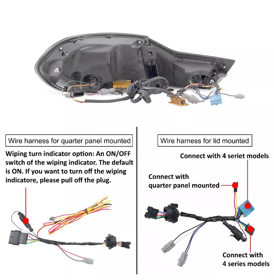 FOR BMW 4 SERIES F32 F33 F36 M4 F82 F83 2014-2020 GTS FULL LED TAIL LIGHTS LAMPS