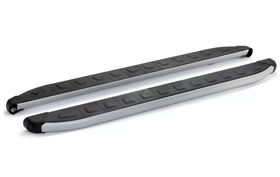 FOR FORD KUGA MK2 RUNNING BOARDS ALUMINIUM SIDE STEPS CUBE STYLE PAIR 2012-2019
