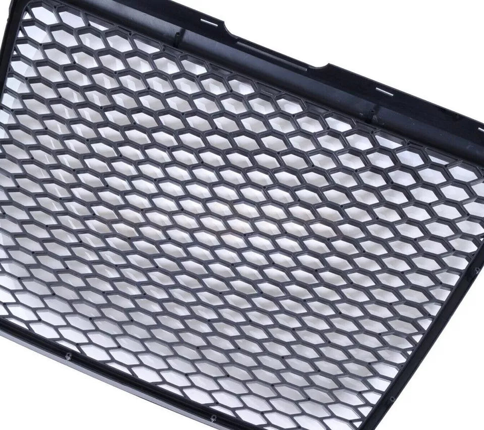 FOR AUDI A6 C6 4F RS6 STYLE 08-11 GLOSS BLACK HONEYCOMB MESH BUMPER GRILL GRILLE