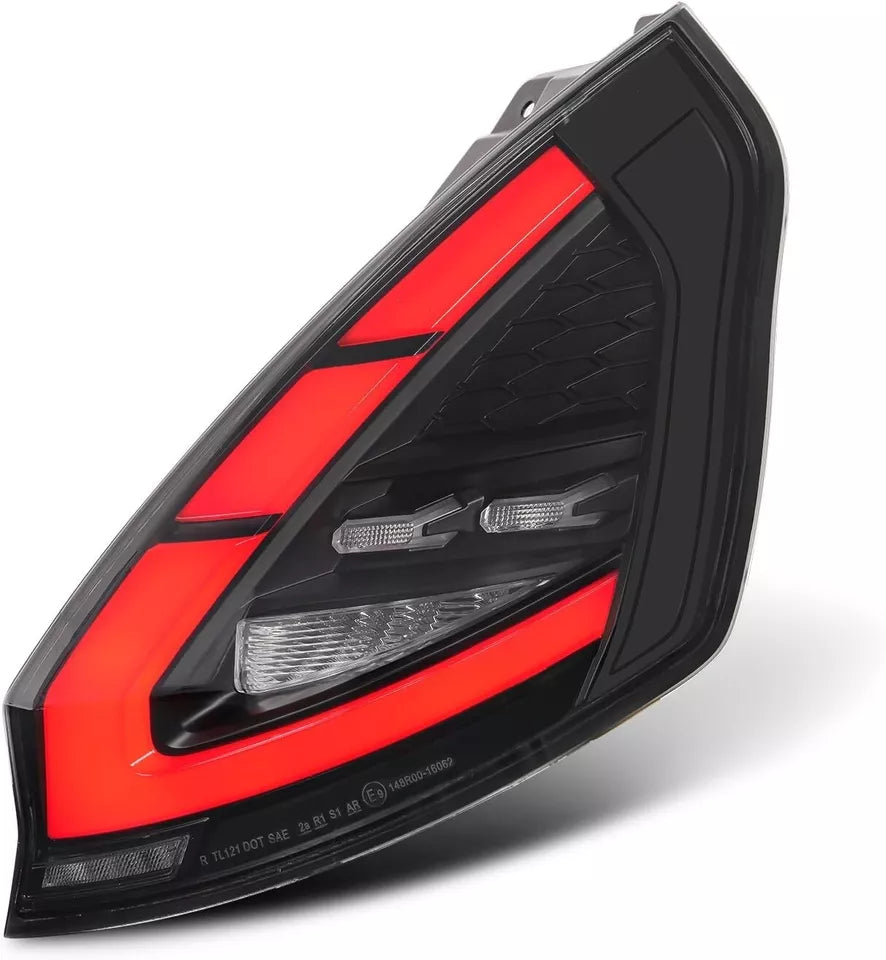 PAIR SMOKED LED TAIL LIGHTS FOR FORD FIESTA HATCHBACK SE ST W/DYNAMIC 2008-2019