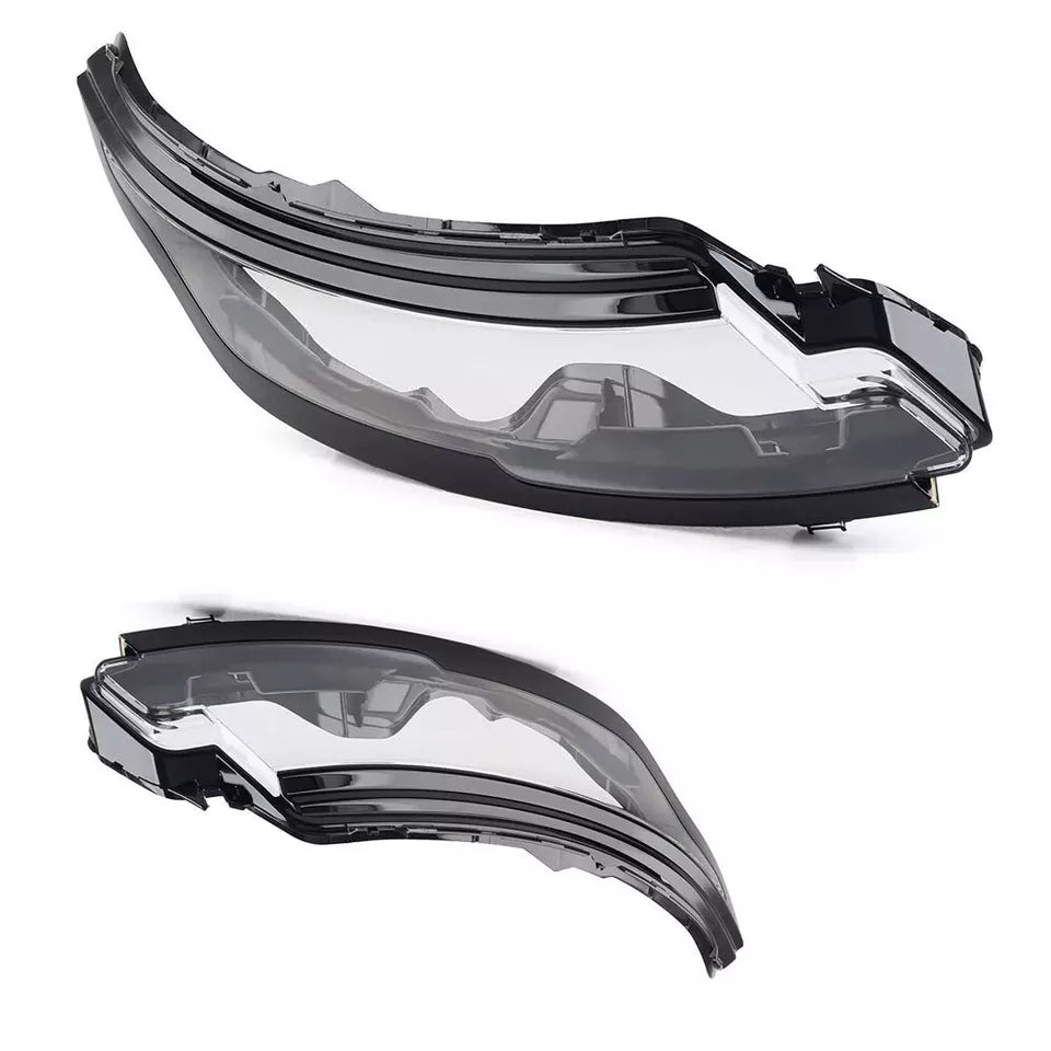LEFT RIGHT SIDE PAIR HEAD LIGHT LENS COVER LAMP FOR RANGE ROVER EVOQUE L551 19+