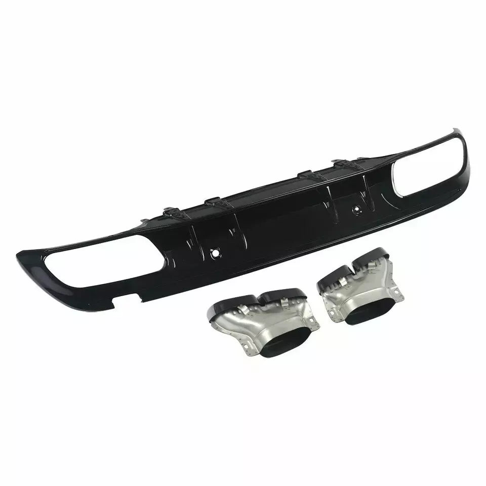 FOR MERCEDES C CLASS W205 C63 BODYKIT BODY KIT FRONT SPLITTER LIP DIFFUSER 15-18