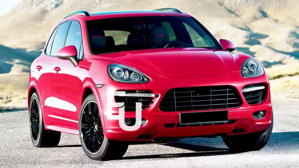 2x HEADLIGHT CLEAR LENS LAMPSHADE COVERS FOR PORSCHE CAYENNE 958 2011-2014