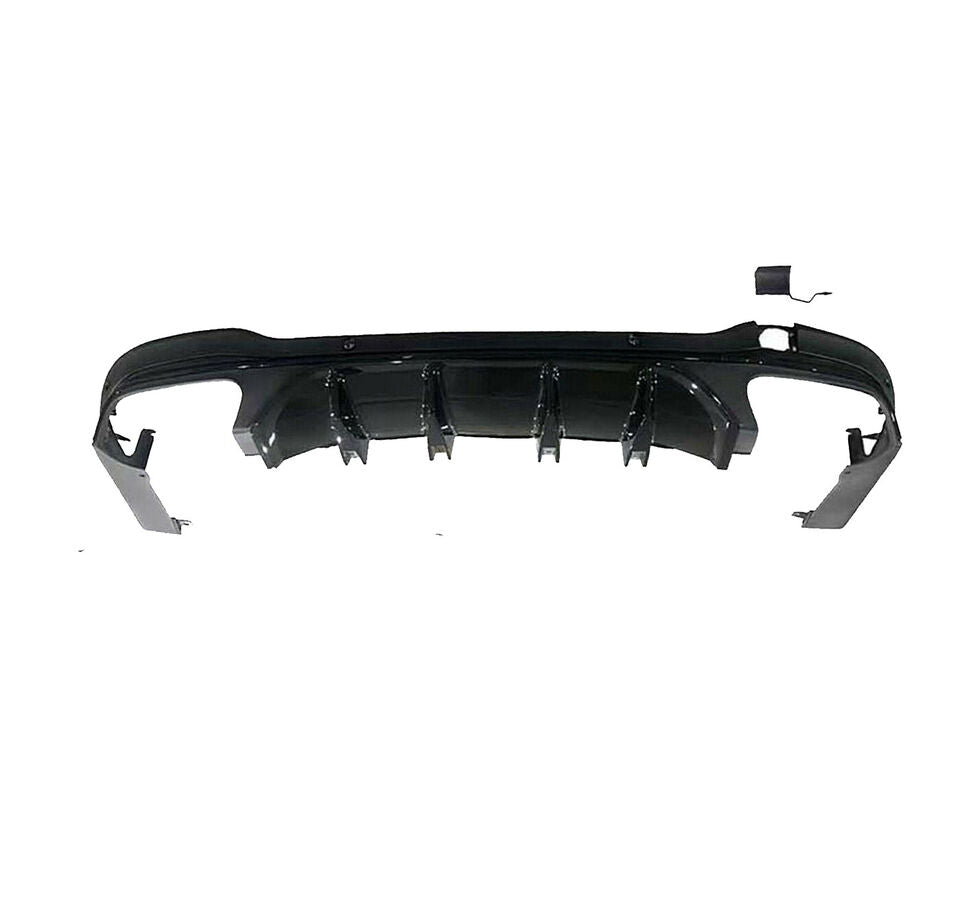 FOR MERCEDES GLC X253 SUV AMG GLC43 STYLE REAR DIFFUSER & BLACK TAILPIPES 2016+