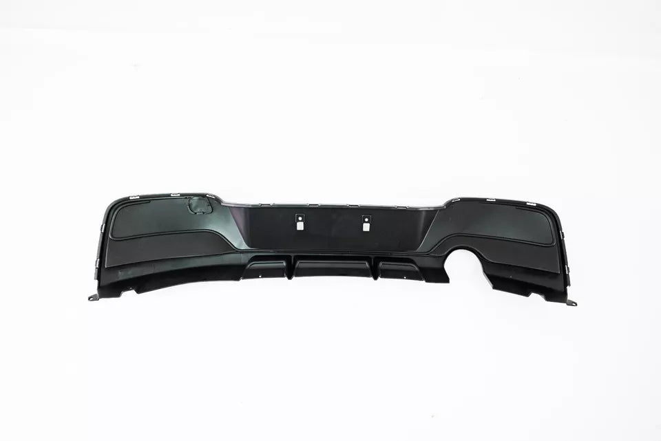FOR BMW 1 SERIES F20 F21 PRE-LCI 2011-2014 M SPORT GLOSS BLACK REAR DIFFUSER LIP