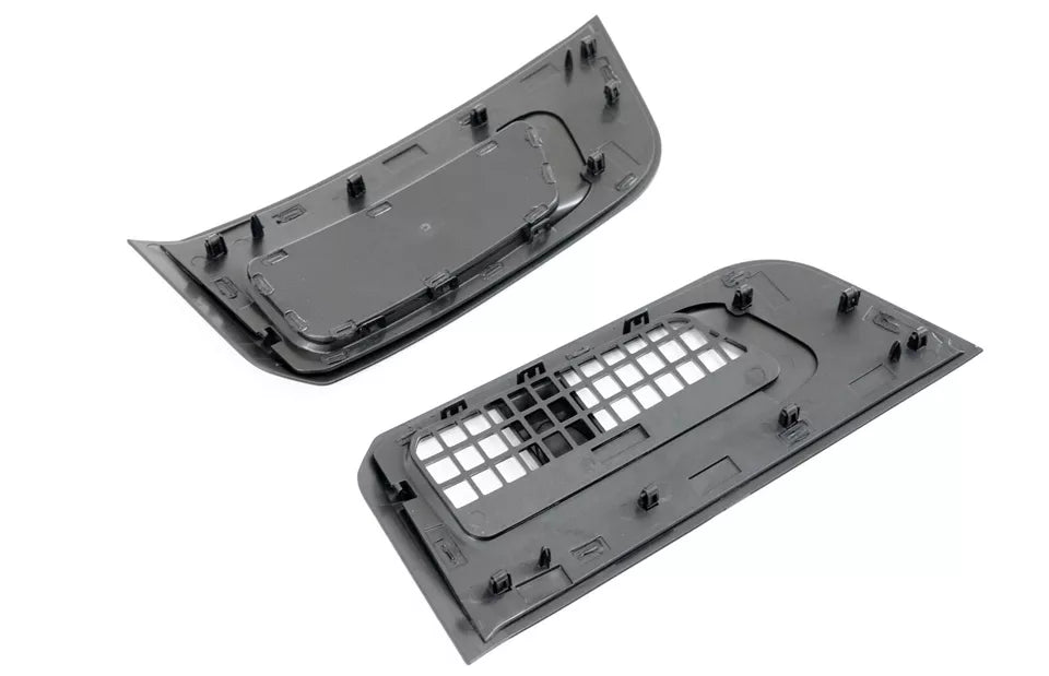 GLOSS BLACK FRONT WING SIDE AIR VENTS FOR LAND ROVER DEFENDER L663 90 110 2020+