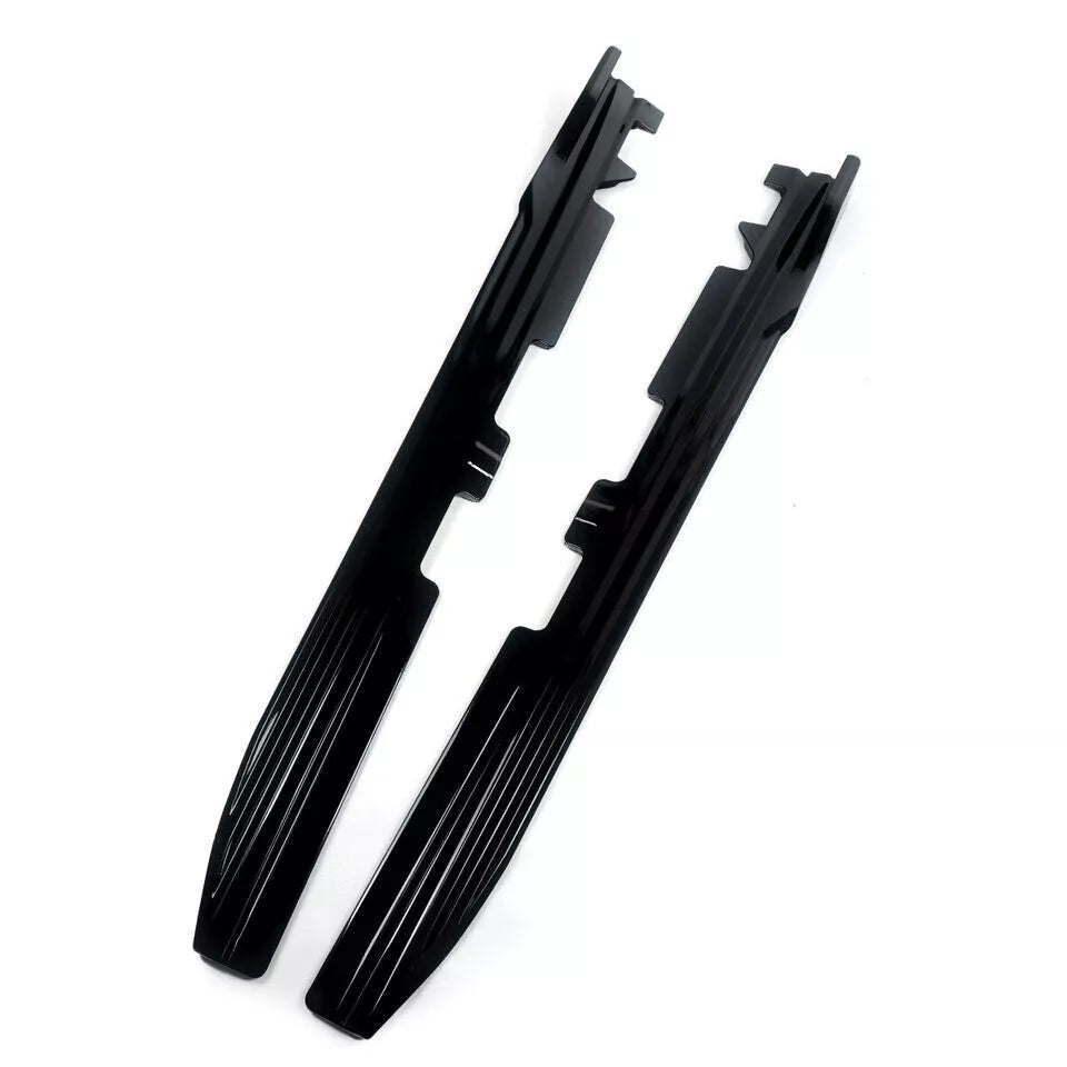 GLOSSY BLACK SIDE SKIRTS EXTENSION BLADES FOR BMW X3 G01 X4 G02 X4M F98 X3M F97