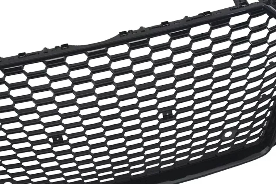 FOR AUDI TT MK3 FV 8S 2014+ FRONT GRILLE RS HONEYCOMB MESH STYLE GLOSS BLACK