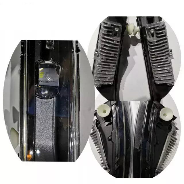 1x SMOKEY FOG LIGHT LAMP LEFT HAND BLACK LED FOR RANGE ROVER VOGUE L405 2018-22