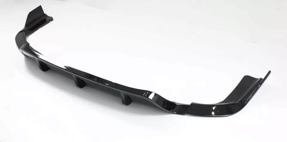 FOR BMW X6 F16 TRANSFORM AERO KIT REAR DIFFUSER LIP SPLITTER VALANCE GLOSS BLACK