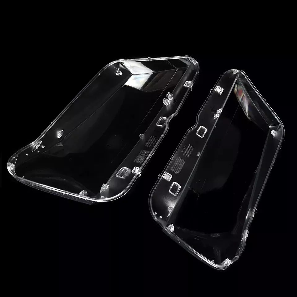 PAIR LEFT RIGHT L+R HEADLIGHT HEADLAMP LENS SHELL COVER FOR BMW X3 F25 2010-2013