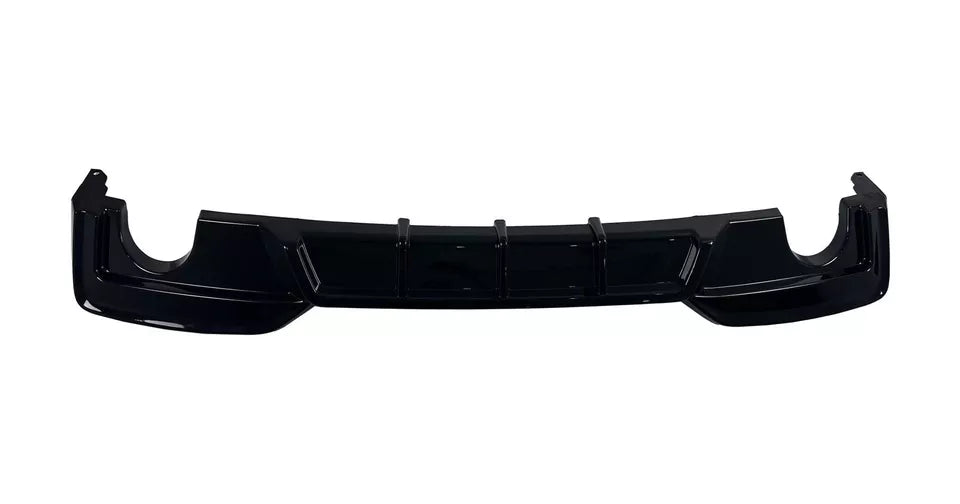 FOR BMW F06 F12 F13 M-SPORT REAR BUMPER DIFFUSER LIP SPOILER GLOSS BLK 2012-2018