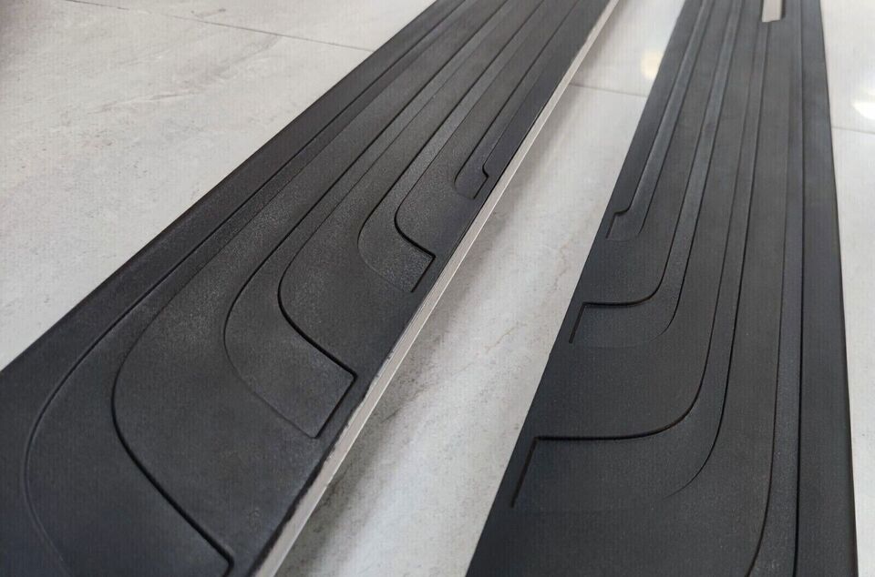 BLACK RUNNING BOARD SIDE STEPS FOOT RAILS FOR RANGE ROVER SPORT L461 2022+