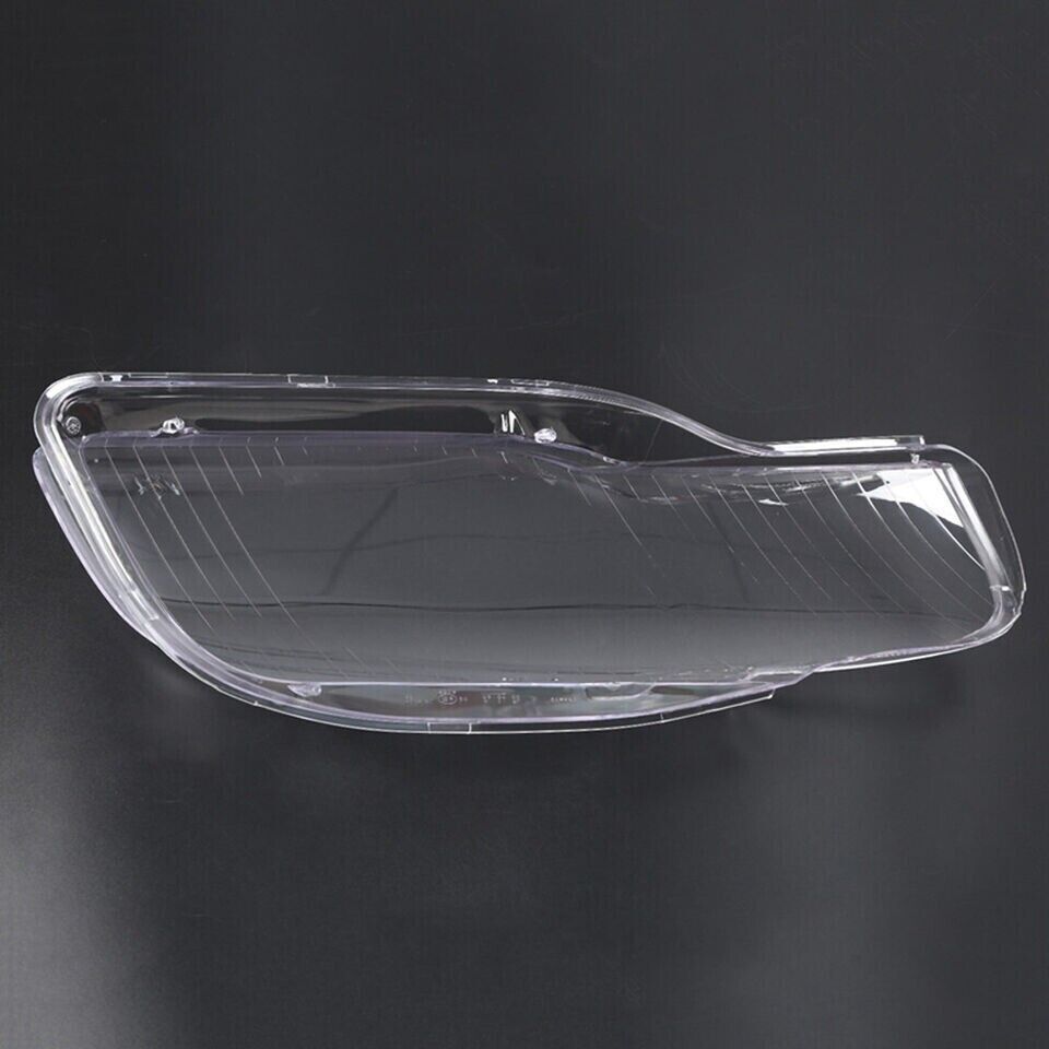 L+R HEADLIGHT LENS COVER HEADLAMP SHELL LAMP SHADE FOR AUDI A4 B7 S4 2005-2008