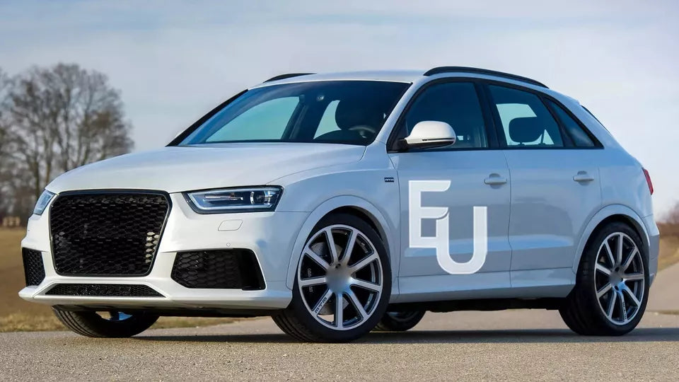 FOR AUDI Q3 8U 2011-2015 RS STYLE GRILLE GLOSS BLACK HONEYCOMB RADIATOR BUMPER