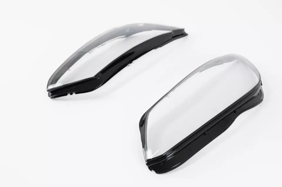 LEFT RIGHT SIDE PAIR HEADLIGHT LENS COVER LAMP FOR VW CADDY MK3 2010-2014
