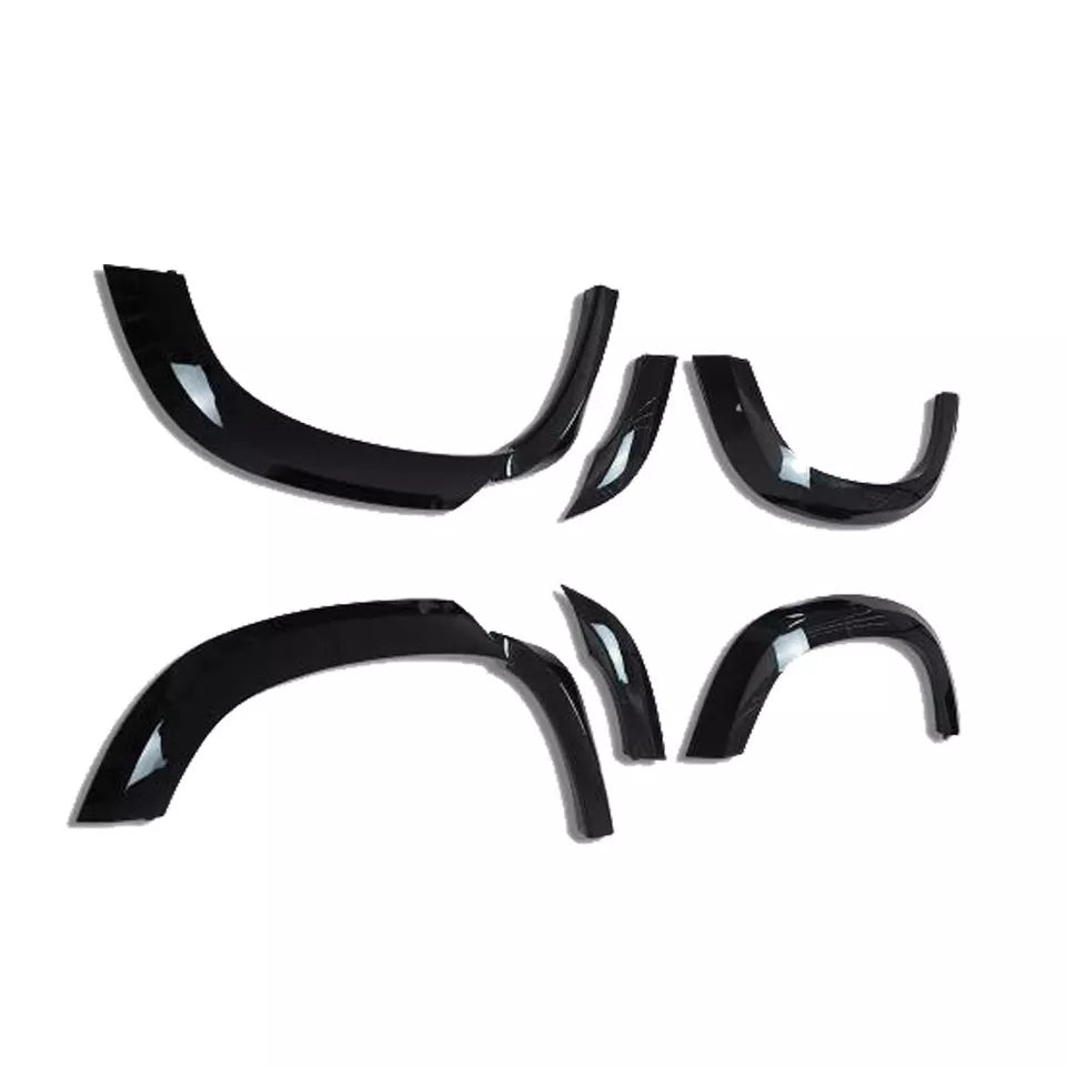 GLOSS BLACK WHEEL ARCHES FENDER FLARE TRIMS FOR LAND ROVER DEFENDER 110 L663