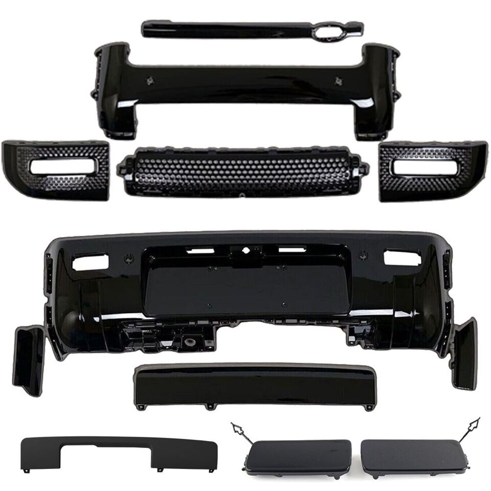 FOR LAND ROVER DEFENDER 110 L663 2020-23 FRONT REAR BUMPER PANELS MOULDING KIT
