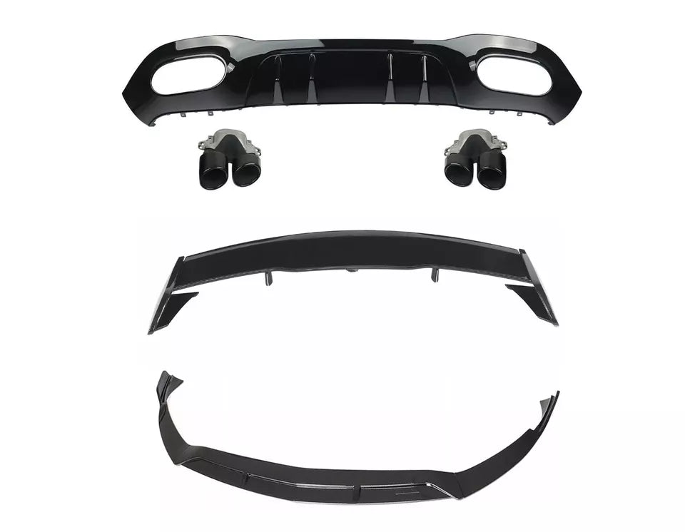FOR MERCEDES A CLASS W177 A45 BODYKIT FRONT SPLITTER REAR DIFFUSER ROOF SPOILER