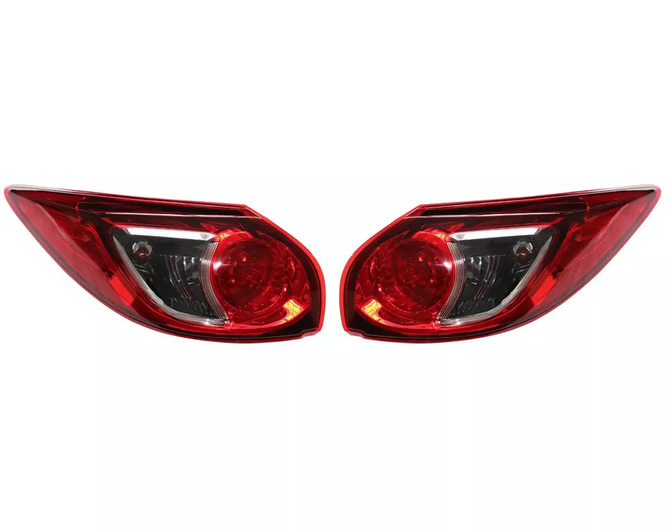 Mazda CX-5 SUV 2012–2015 Outer Rear Tail Light Lamp Assembly Pair (LH & RH)