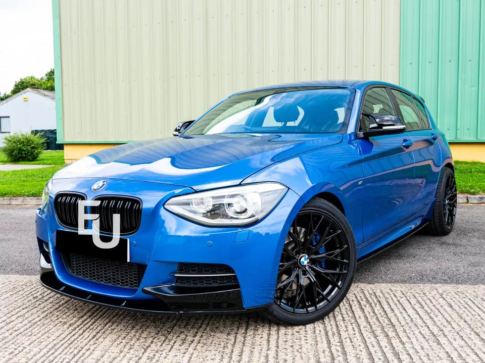 FOR BMW 1 SERIES F20 F21 2PC M SPORT FRONT BUMPER SPLITTER LIP PRE-LCI 2011-2015