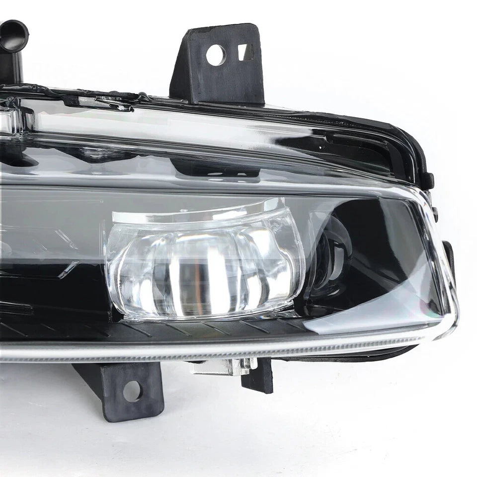 PAIR LED FRONT FOG LIGHT LAMP BLACK FIT FOR RANGE ROVER EVOQUE L538 2011-2015 UK